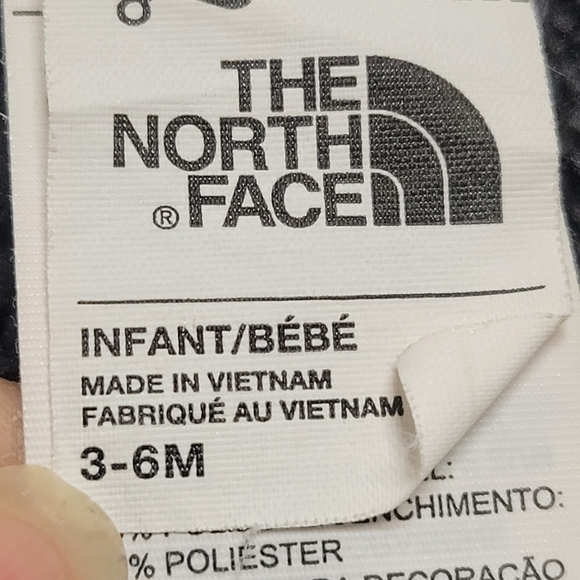 The north face Reversible hooded fleece puffer Jacket Infant's 3-6M. - Picture 10 of 14